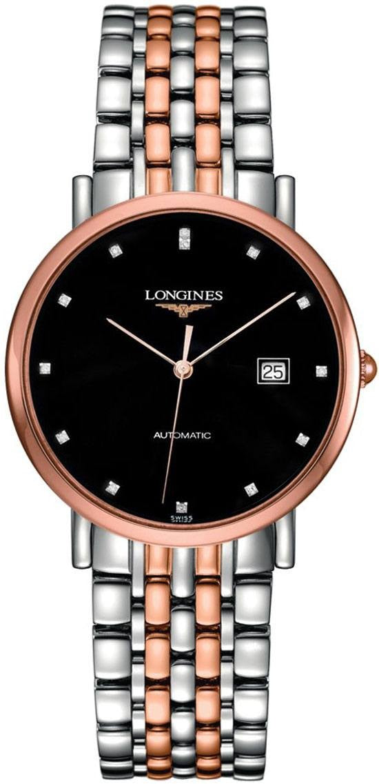 Longines Elegant Collection 37mm Diamond Women's Luxury Watch L4.810.5.57.7