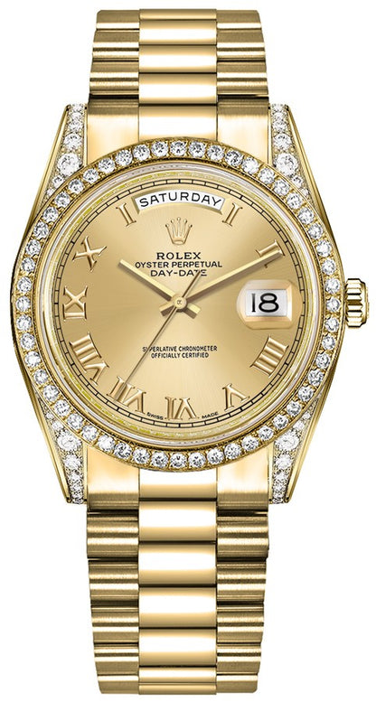 Rolex Day-Date 36 Yellow Gold Watch 118388-0036