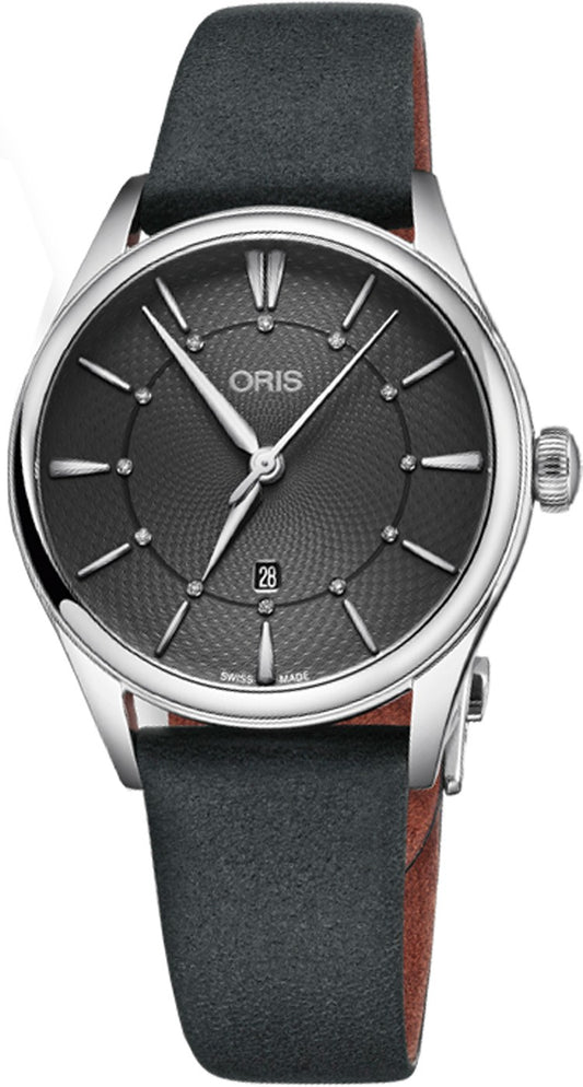 Oris Artelier Date Diamonds 56177244053LS-Black