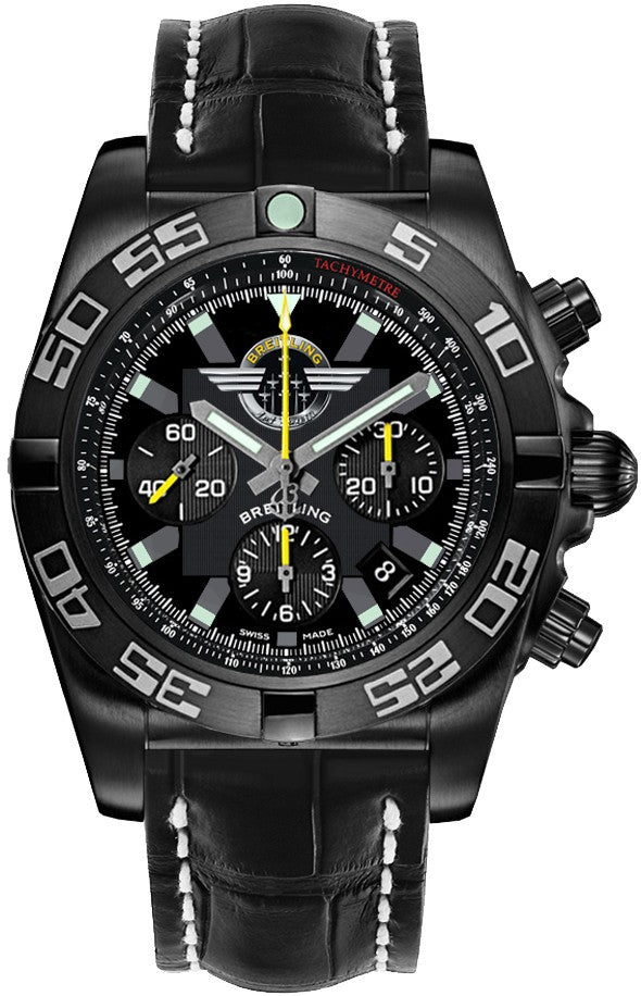 Breitling Chronomat 44 Blacksteel Men's Watch MB01109L/BD48-743P