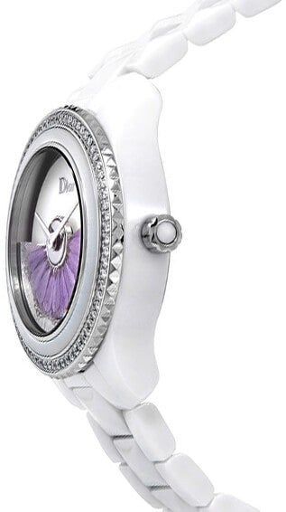 Christian Dior VIII Grand Bal White Ceramic Women's Watch CD123BE1C003