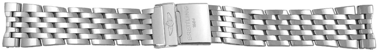 Breitling 22mm Polished Steel Pilot Bracelet 447A / 450A